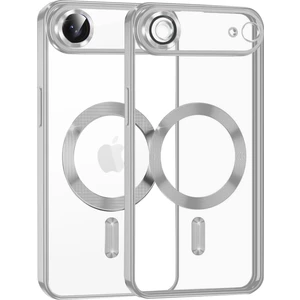 Apple iPhone 17 Air Için Magsafe ile Uyumlu Kılıf Kamera Lensli Korumalı Şeffaf Silikon Kapak