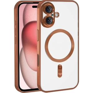 Apple iPhone 17 Için Magsafe ile Uyumlu Kılıf Kamera Lensli Korumalı Şeffaf Silikon Kapak