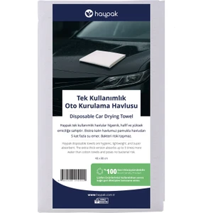 Tek Kullanımlık Oto Kurulama ve Temizlik Havlusu 35 Adet