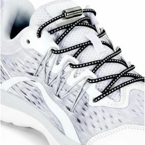 Srtfootcare Akıllı Vidalı Kilitli Elastik Outdoor Ayakkabı Bağcığı Yuvarlak 100CM (Siyah Nikel Vida) 1 Çift