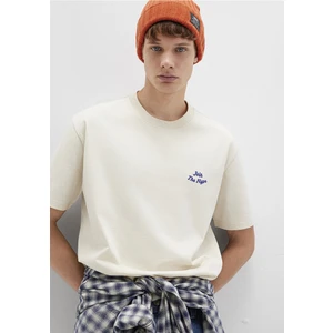 Baskılı Bej Tişört 0613046-70140