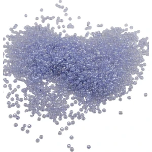 08 Kum Şeffaf Mavi Boncuk 3 mm (90 Gr)