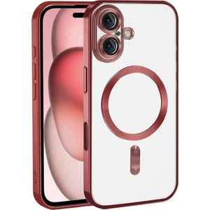 Apple iPhone 17 Için Magsafe ile Uyumlu Kılıf Kamera Lensli Korumalı Şeffaf Silikon Kapak