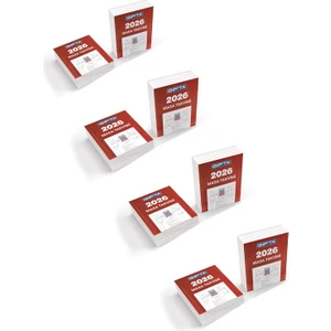 Gıpta 2026 Blok Masa Takvimi 10X13 cm 8 Adet