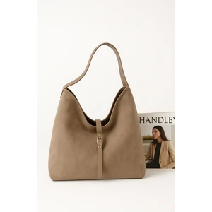 Lüks Süet Salaş Omuz Çantası Dilli