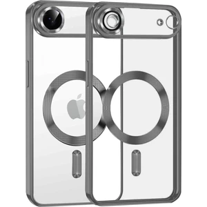 Apple iPhone 17 Air Için Magsafe ile Uyumlu Kılıf Kamera Lensli Korumalı Şeffaf Silikon Kapak