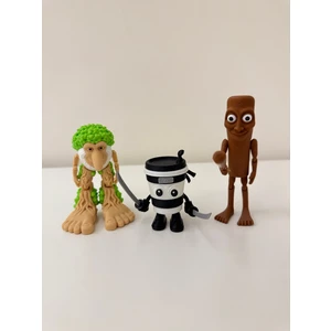 Tung Tung Tung Sahur 3lü Eklemli Set ( Brr Brr Patapim+ Tung Sahur+ Cappicino Assasino)