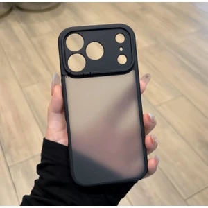 Apple iPhone 17 Pro Kılıf Mat Parmak Izi Yapmaz Kamera Korumalı Renkli Tuşlu Silikon Kapak