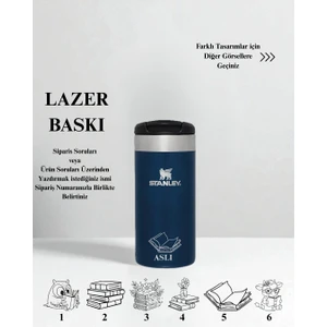 Kişiselleştirilebilir The Aerolight Transit Termos Bardak 0.35 Lt Lacivert Özel İsimli