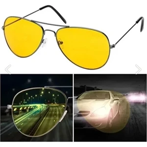 Anti Far Gece Görüş ve Güneş Gözlüğü Damla Model Gözlük