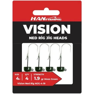 Hanfish Vision Ned Rig Moss Green Jighead