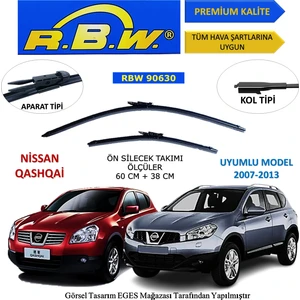 Nissan Qashqai (2007-2013) Ön Silecek Süpürgesi 600MM + 380MM