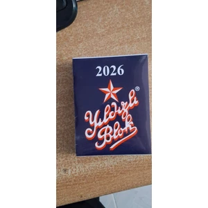 Yıldızlı Blok Masa Takvimi 2026