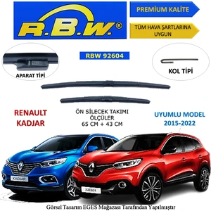 Renault Kadjar (2015-2022) Ön Silecek Süpürgesi 650MM + 430MM