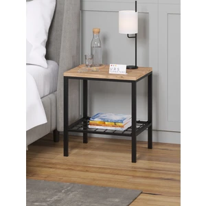 Komodin Raflı Komodin Dekoratif Metal Ayaklı Komodin Başucu Komodin