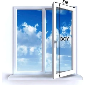 Sağlam Yapı 1.7x2.5 Kalın Profi  Menteşeli Sineklik