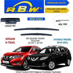 Nissan X-Trail (2014-2021) Ön Silecek Süpürgesi 650mm + 430mm