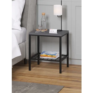 Komodin Raflı Komodin Dekoratif Metal Ayaklı Komodin Başucu Komodin