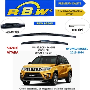 Suzuki Vitara (2015-2024) Ön Silecek Süpürgesi 600MM + 400MM