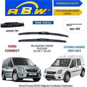 Ford Connect (2002-2013) Ön Silecek Süpürgesi 550MM + 500MM