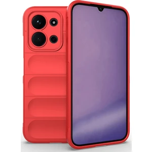 Xiaomi Redmi 15C Uyumlu Kılıf Esnek Tpu Oyuklu Arka Yüzey Tasarımlı Silikon Kapak