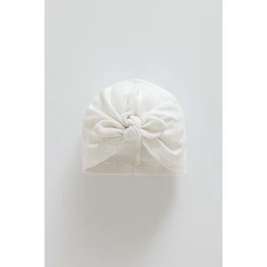 Tıny Lace Fiyonklu Bone - Caramell  - SPK1892 - Ekru - 9 - 12 Ay - SPK1892-EKRU-9 - 12 Ay Ekru