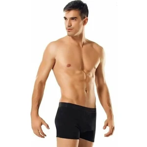 Erkek Likralı Elastan Boxer Siyah 3lü