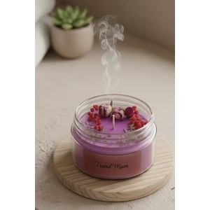 Trend Mum  Terapi ve Çakra Mum Sandal Ağacı Kokulu Meditasyon Mumu,Hediyelik Mum