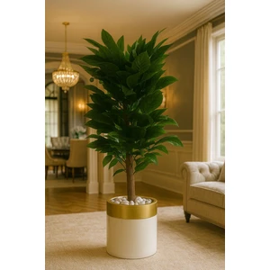 Yapay Ceviz Agacı 140 cm Metal Lux Saksıyla