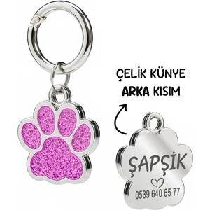 Çelik Simli Kedi Künyesi Kedi Isimliği