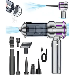 20000PA Güçlü Portatif Vakumlu Kablosuz Üflemeli Mini Araç Süpürgesi