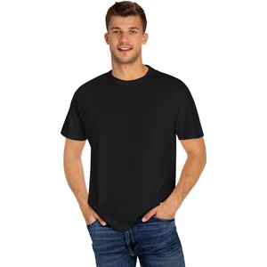 Unısex %100 Pamuk Siyah Tişört