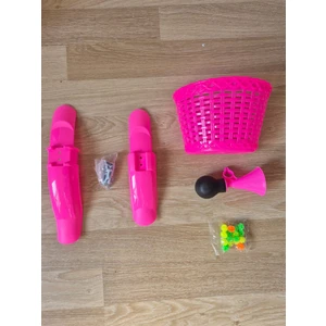 16-20 Jant Uyumlu Aksesuar Seti (Çamurluk +Ön Sepet+ Korna+ Jant Süsü)