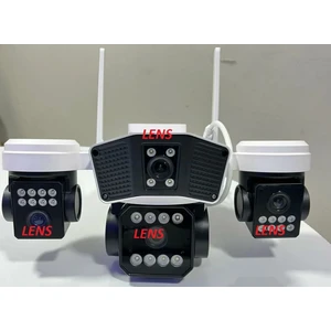 O-Kam 6064 Wifi 4 Lens Mikrofon + Hoparlör + Siren + Alarm Kamera