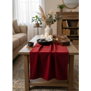 Kadife Dokulu Kırmızı Dertsiz Runner