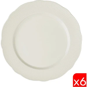 Kütahya Porselen Bone Ilay Servis Tabağı 27CM 6 Lı