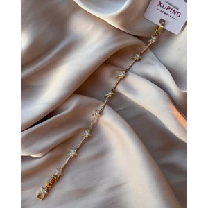 Xuping Özel Seri Taşlı Yıldız Model Künye Bileklik