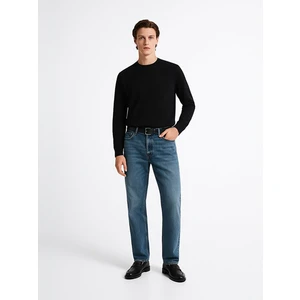 Uzun Kollu Sıfır Yaka Basıc Antrasit Sweatshırt