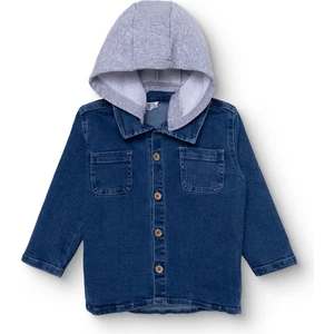 Hellobaby Erkek Bebek Circus Gömlek Denim Uzun Kol