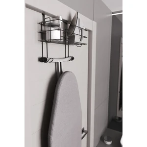 Kapı Arkası Ütü ve Ütü Masası Askısı Ütü Düzenleyici Raf - Siyah