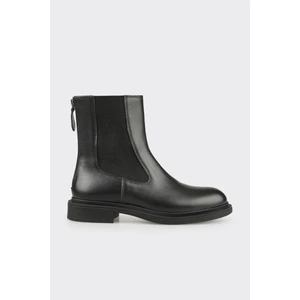 Siyah Deri Kadın Günlük Bot