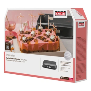 Kaiser Inspiration PLUS Kelepçeli Dikdörtgen 36 x 24 cm Kek Kalıbı