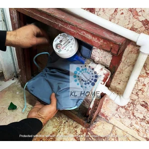 Ev Su Saati -Karlı Su Sayaca Kar-Dona (Donmaya) Karşı Koruma Isı Yalıtım Ceketi Izolasyon 