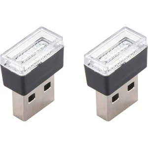 2x Mini Taşınabilir Mini USB LED Araç Işık Araç Iç USB Atmosher Işık Fiş ve Oyun Dekoratif Işık Acil Durumu (Yurt Dışından)