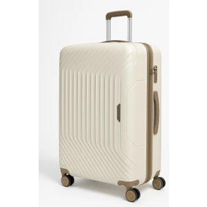 United Colors Of Benetton Benetton Orta Boy %100 Polipropilen Valiz Bej 14BNT8001