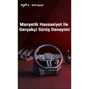 V9 Gen2 Oyun Direksiyon Seti Pc/ps3-4/ Xbox S-X Yarış Direksiyonu