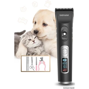 10 In 1 Ayarlanabilir Şarjlı Kedi Köpek Tıraş Makinesi Pet Evcil Hayvan Tüy Kesme Aparatlı