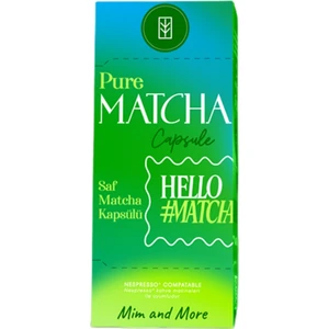 Pure Matcha Kapsül – Nespresso Uyumlu Saf Matcha Tozu, 10'lu Paket