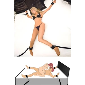 Çiftler İçin Fantazi Yatak Kelepçesi, Cinsel Bağlama Seti, Erotik Oyun