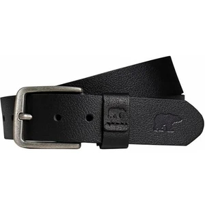 Bad Bear Point Belt Siyah Deri Erkek Kemer